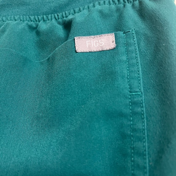 Figs Hunter Green Zamora Scrub Pants Great Condition SP - Picture 11 of 16